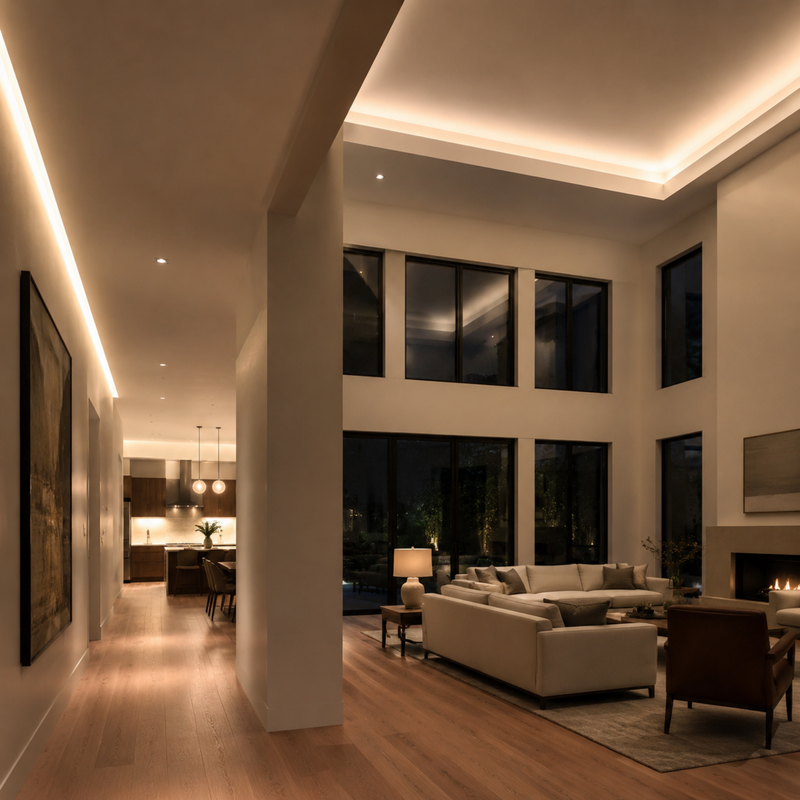How Ceiling Height Changes Your Lighting Plan