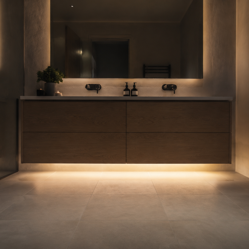 Creating a Floating Effect with Concealed Light