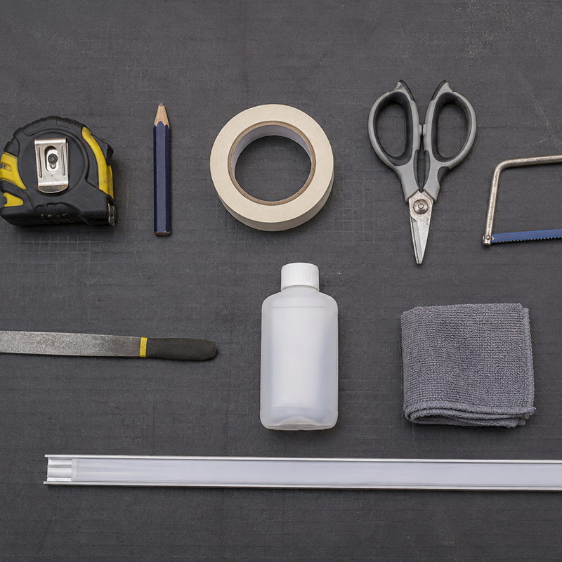 Tools for an LED Strip Install: Materials Checklist