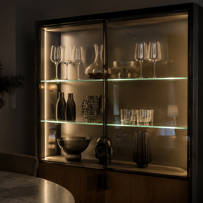 Mounting LED Strips Behind Glass or on Glass Panels