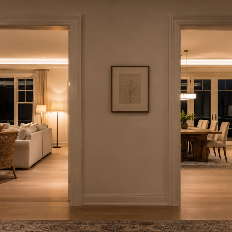 Matching LED Lighting Across a Home, Room by Room