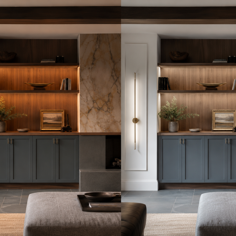 Using Color Temperature to Shape a Space