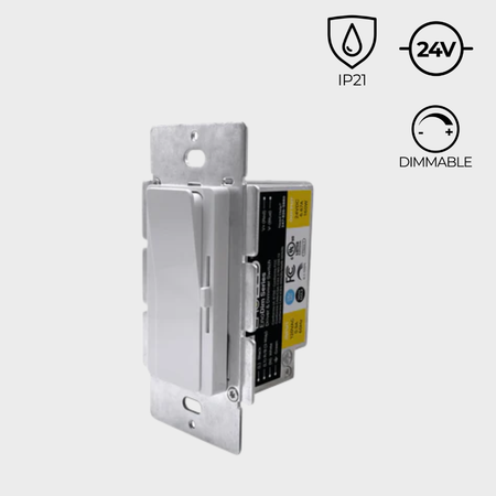 EnoDim 24V LED driver and dimmer wall switch in one unit