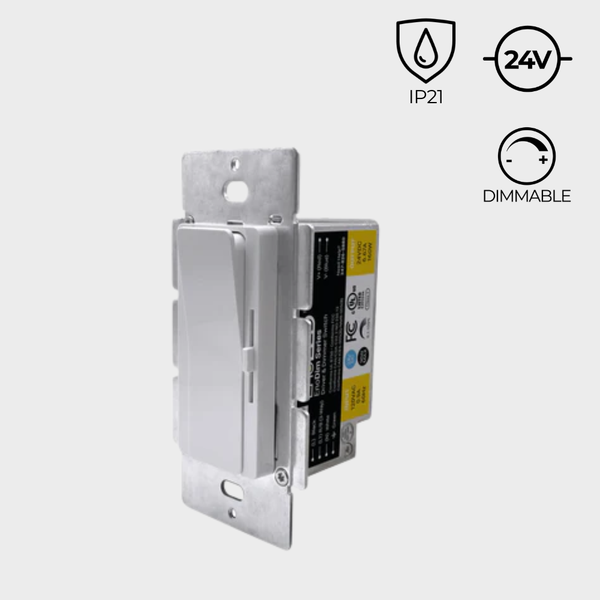 EnoDim 24V LED driver and dimmer wall switch in one unit