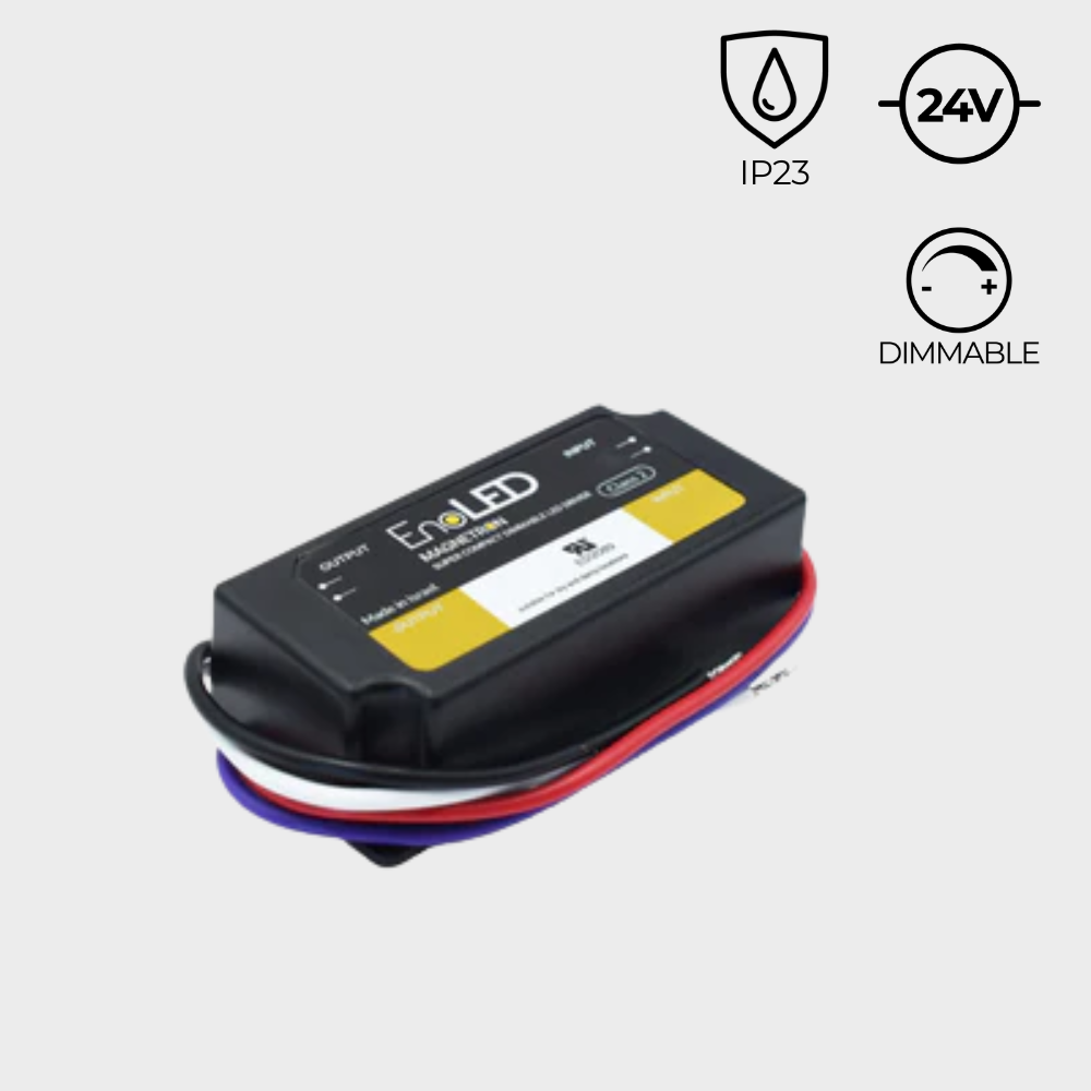 EnoLED 24V MRD Series phase cut dimmable LED driver for LED lighting