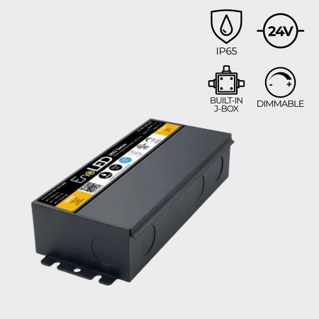 EnoLED 24V MX2 Series phase cut dimmable J-Box LED driver
