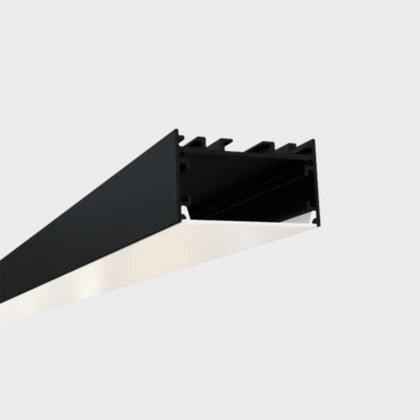 EnoLED Compact Surface Mount LED Channel – Black Aluminum Profile