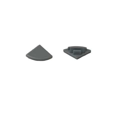 EnoLED corner mount LED channel end caps and accessories