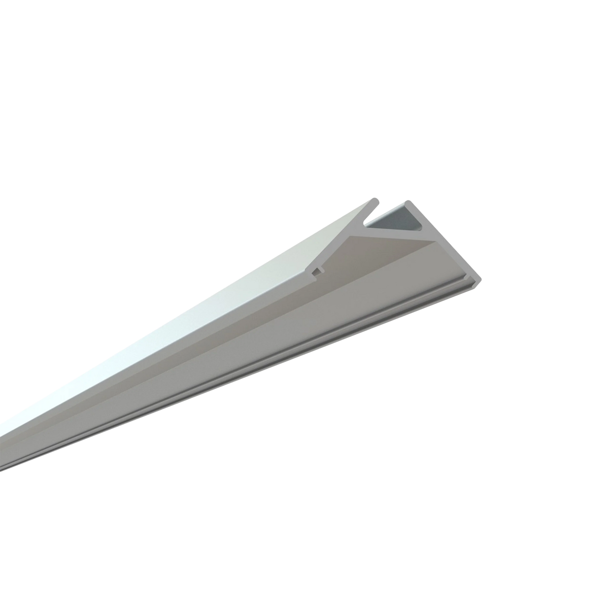 Side view of EnoLED corner mount aluminum LED strip profile
