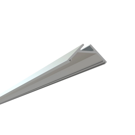 Side view of EnoLED corner mount aluminum LED strip profile