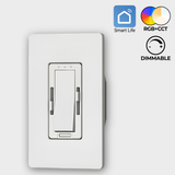 EnoLED Cyan wireless wall dimmer switch for RGB+CCT LED strip lights