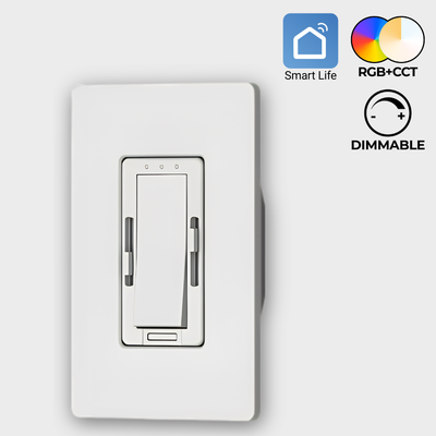 EnoLED Cyan wireless wall dimmer switch for RGB+CCT LED strip lights