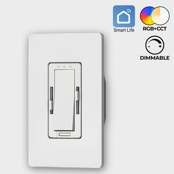 EnoLED Cyan wireless wall dimmer switch for RGB+CCT LED strip lights
