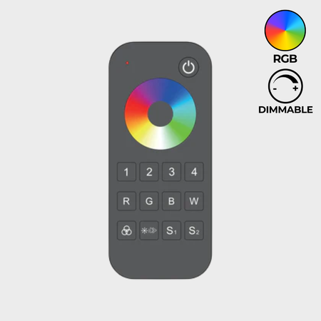 EnoLED EnoSync touch wheel RF remote controller for RGB and RGBW LED strip lights