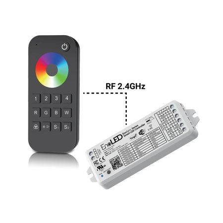 EnoLED EnoSync wireless RF remote controller with RGB RGBW LED strip receiver