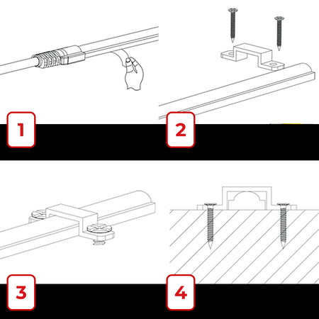 End cap installation guide for EnoLED Glow67 IP67 LED strip connectors