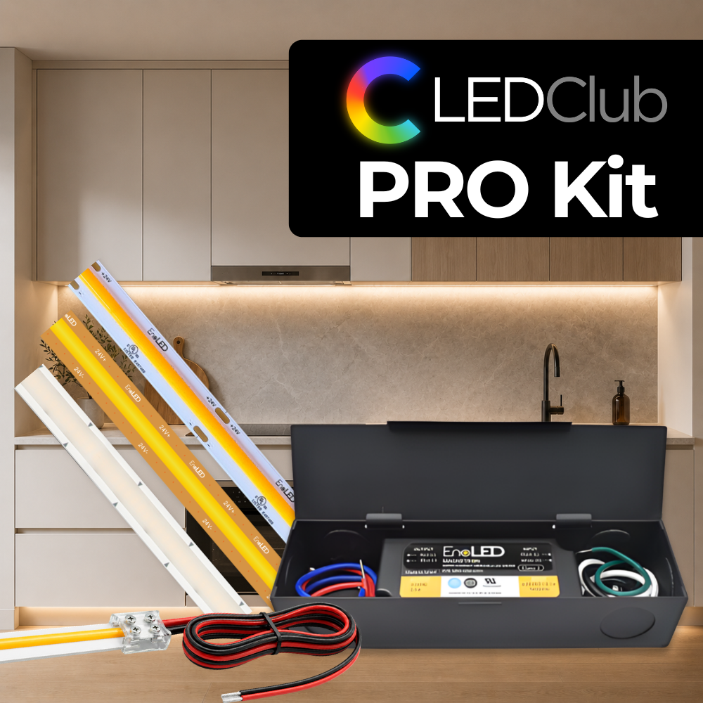 EnoLED LED Strip PRO Kit X with premium LED strip lighting components