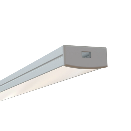 End view of EnoLED low profile aluminum housing for LED strip lights