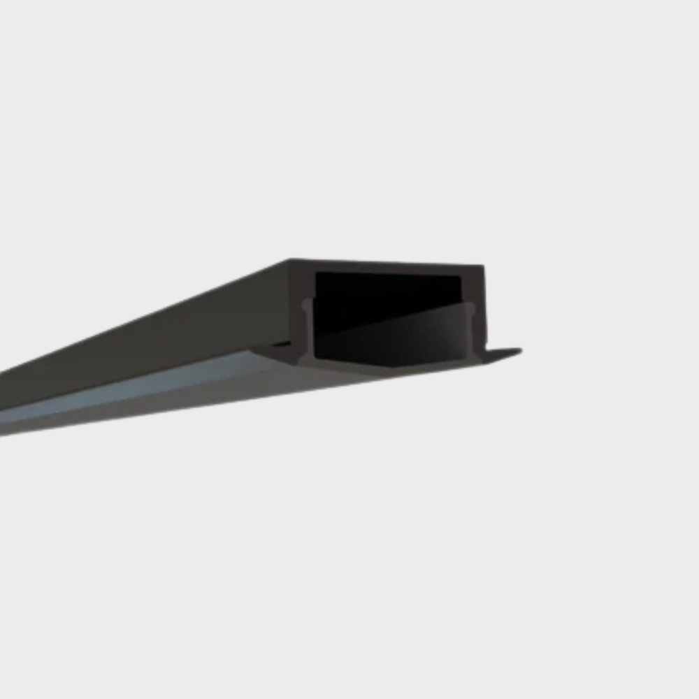EnoLED small recessed matte black LED channel housing for LED strip lights