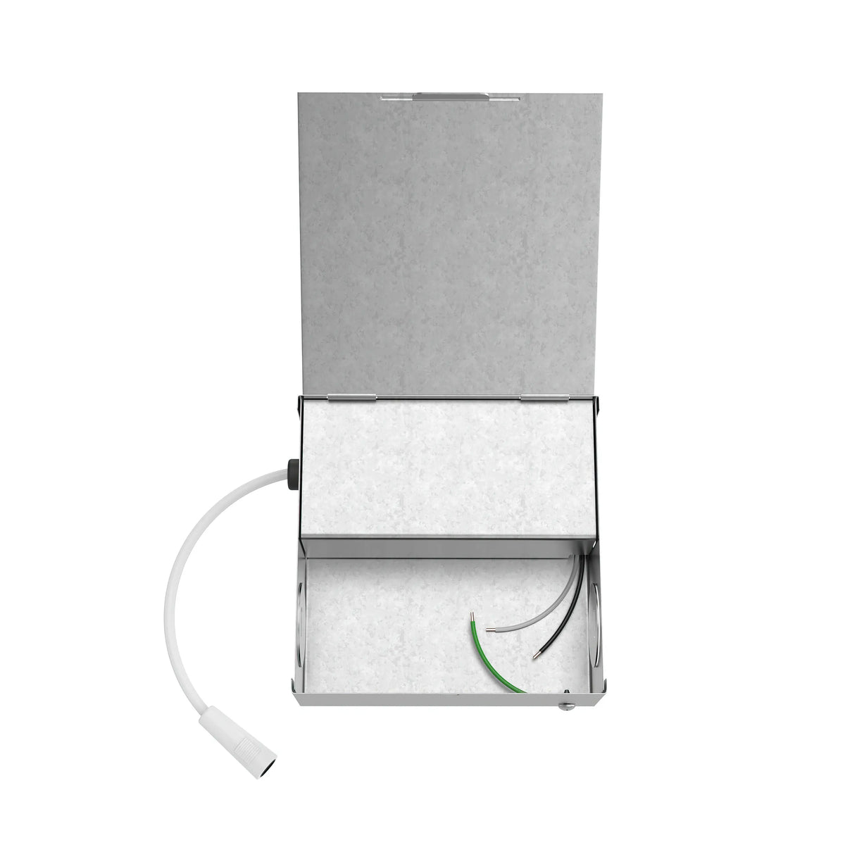Rear wiring view of EnoLED smart dimmer wall switch for RGB+CCT downlights