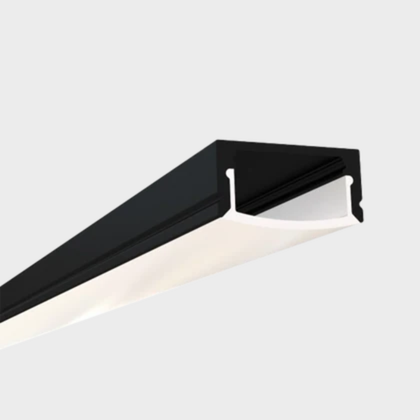 EnoLED Surface Mount LED Channel – Black Aluminum Profile