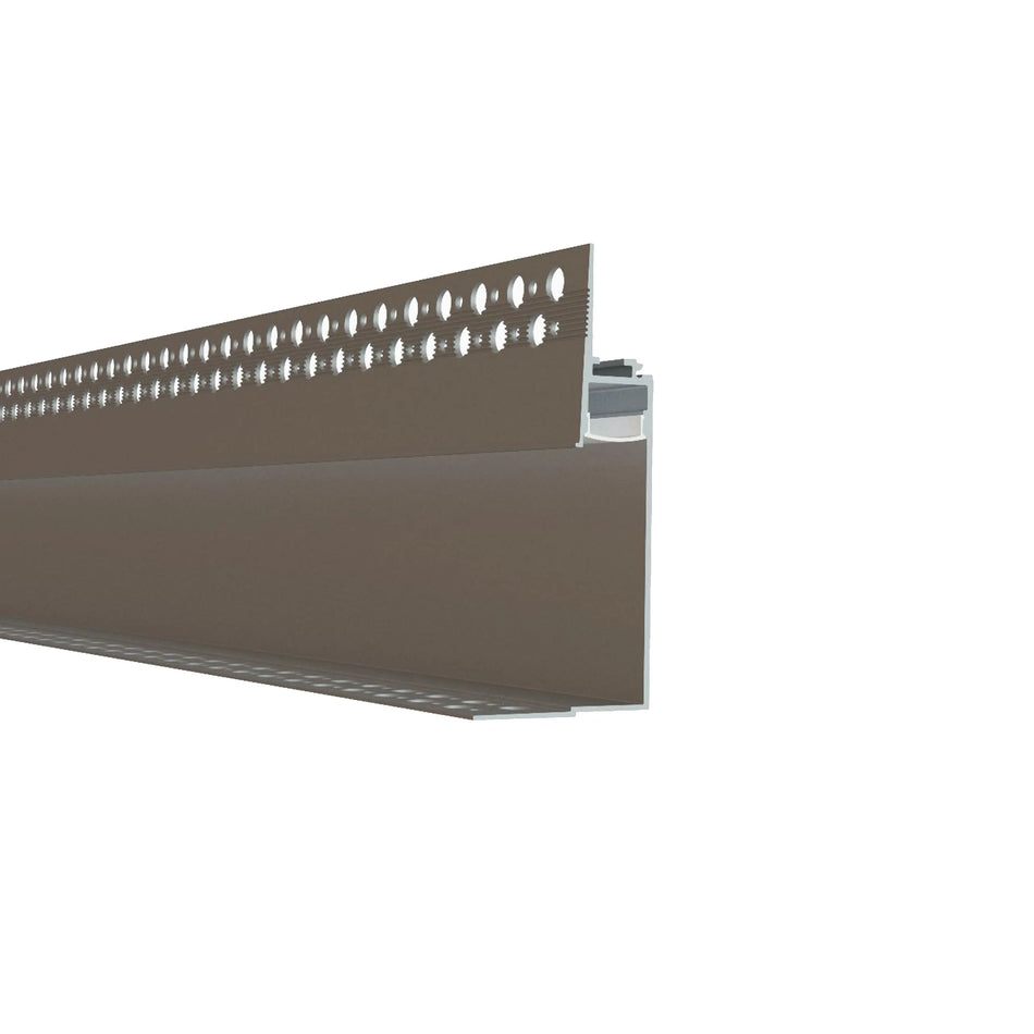 EnoLED trimless mud-in aluminum LED channel housing for LED strip lights