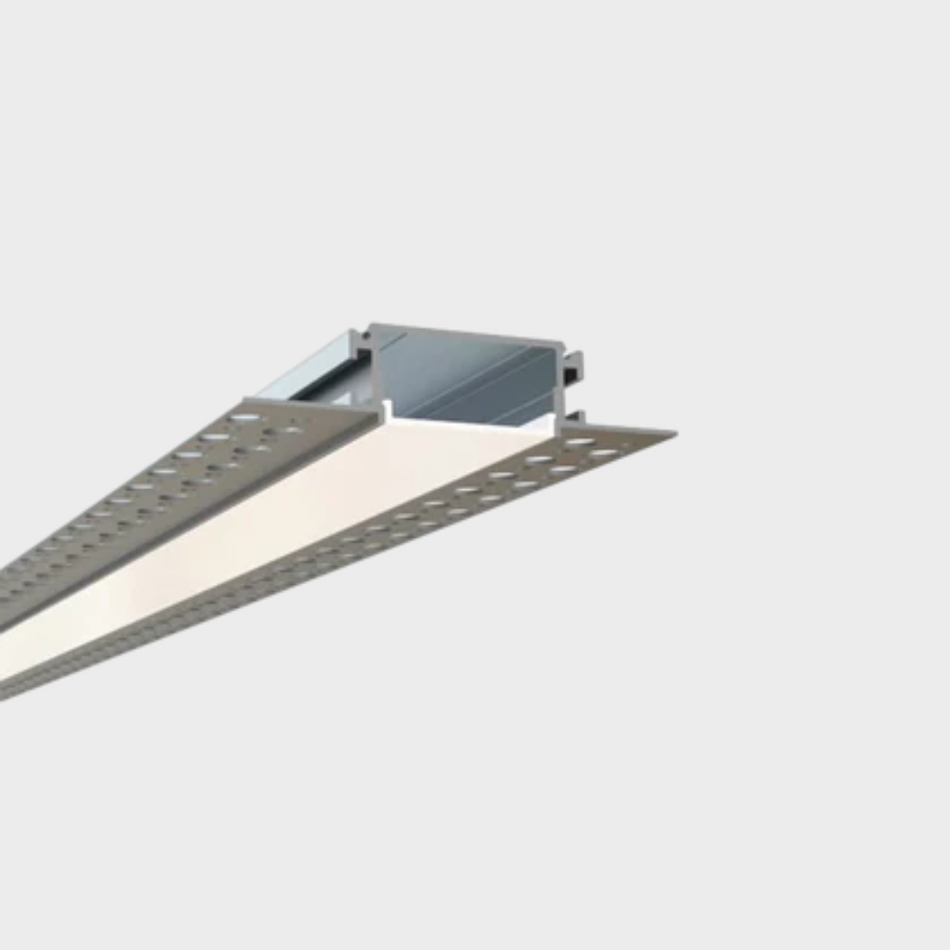 EnoLED wide trimless mud-in LED channel for drywall LED strip lighting
