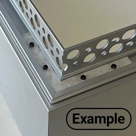 EnoLED trimless mud-in LED channel installed in drywall for seamless LED lighting