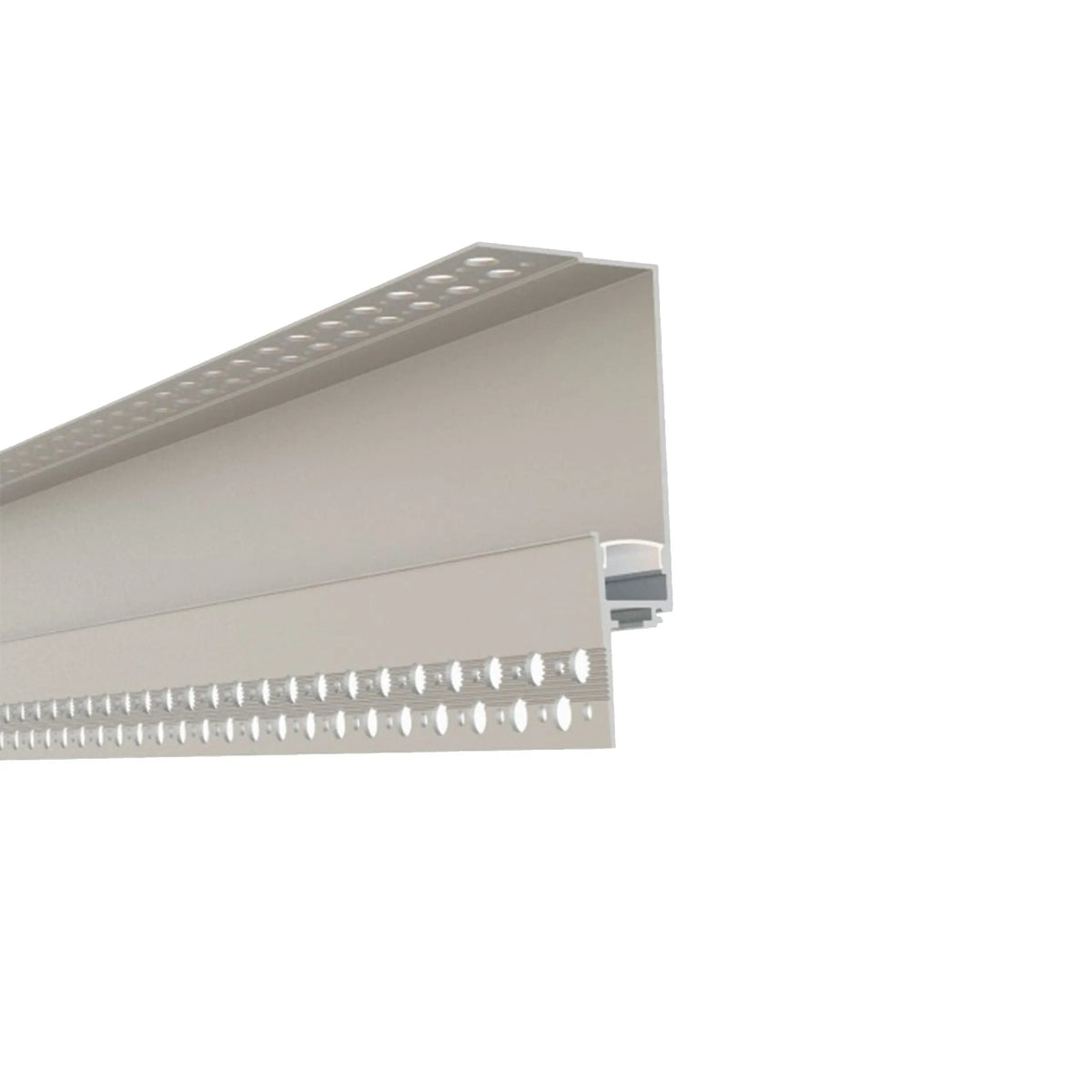 EnoLED trimless mud-in LED channel aluminum housing for seamless LED strip installations