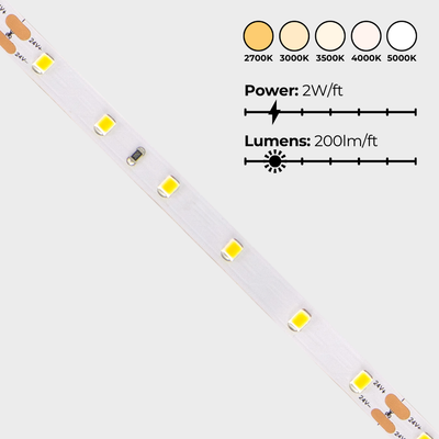 LEDClub 24V SMD Series 200 low brightness LED strip light