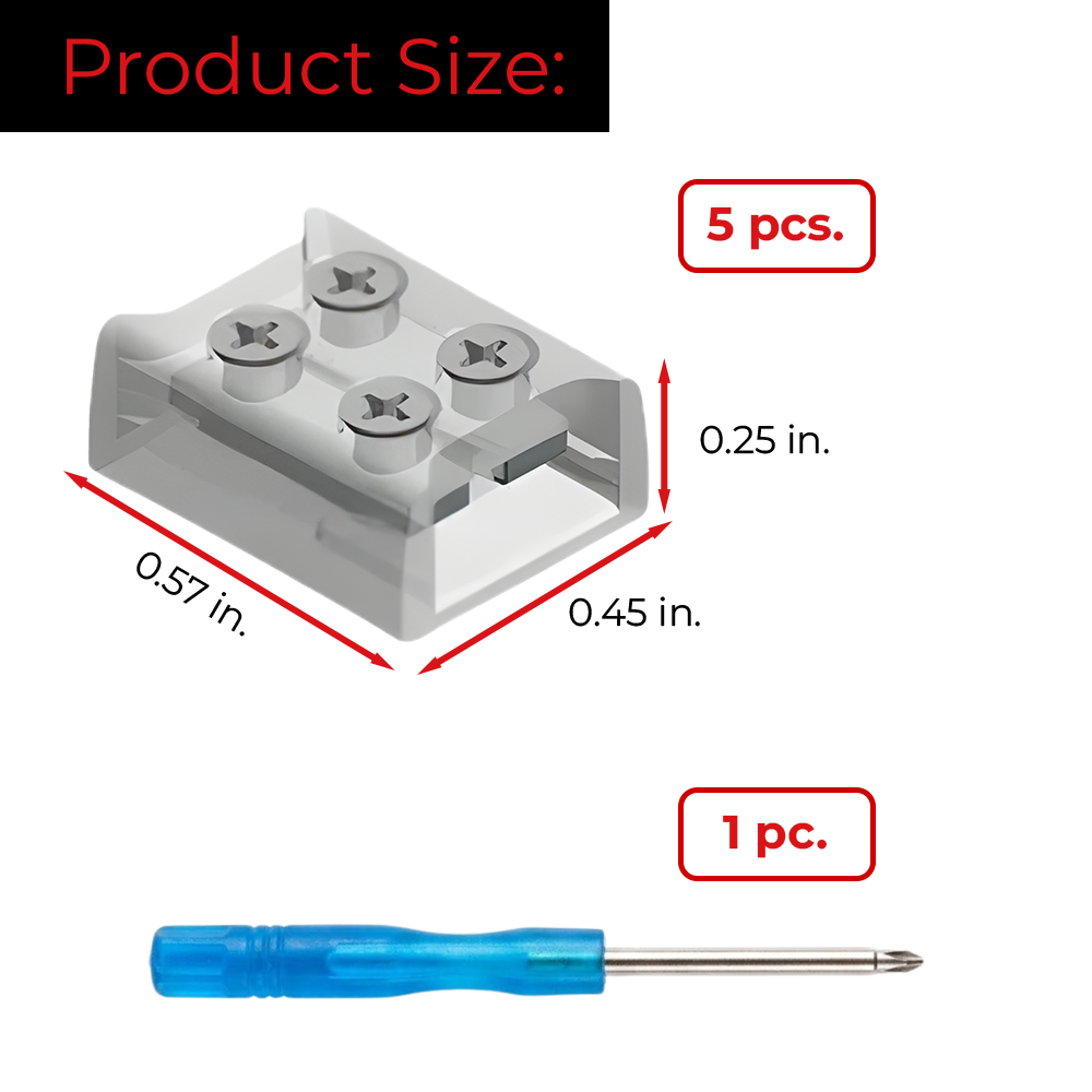 LEDClub solderless connector installed between two LED strip sections