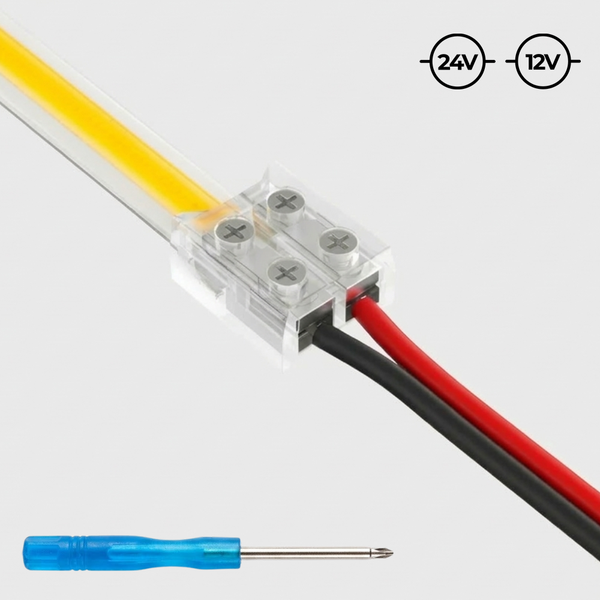 LEDClub solderless LED strip wire connector adapter for LED strip lighting