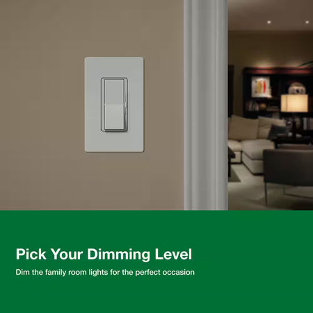 Lutron Diva LED+ dimmer switch used for residential lighting control