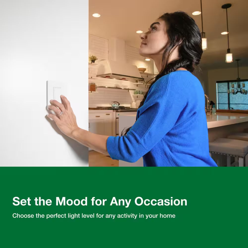 Lutron Diva LED+ dimmer switch for adjustable home lighting scenes