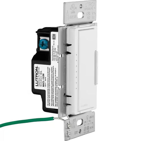 Side profile of Lutron Maestro LED+ dimmer switch
