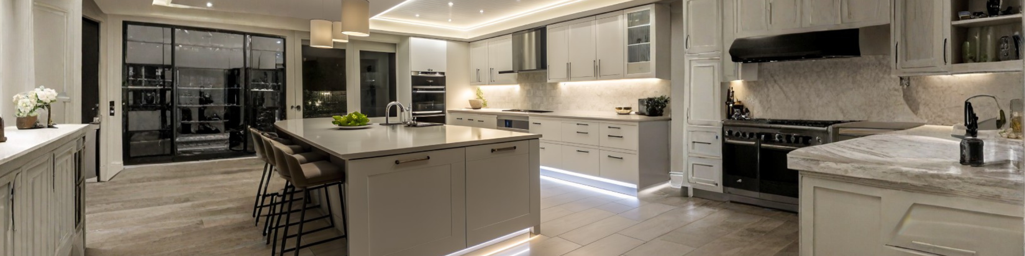 Static White LED Strip Lights