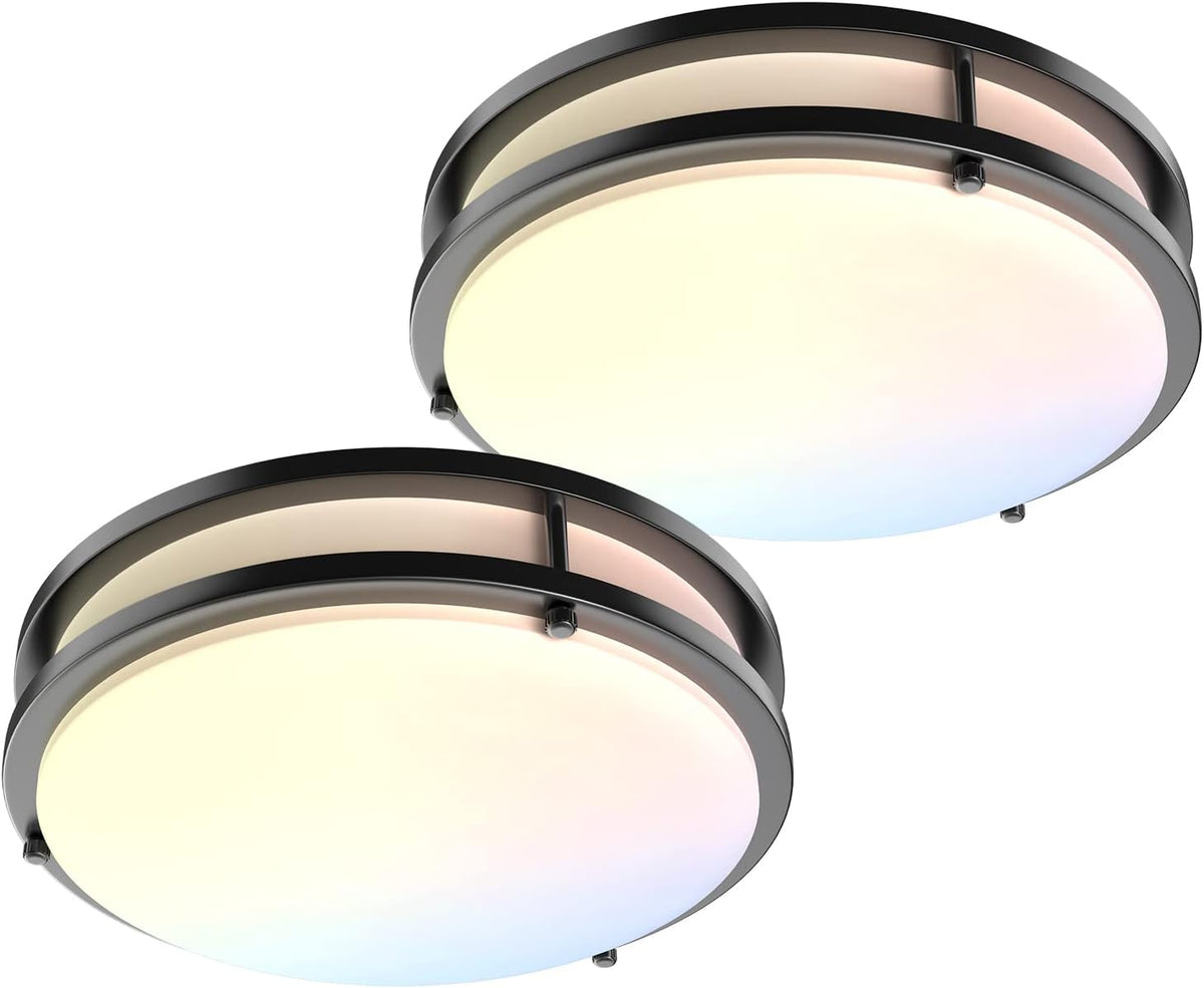 Yogaret 13 inch flush mount LED ceiling light fixture product views