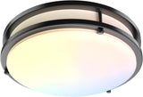 Yogaret 13-inch dimmable LED ceiling light fixture with 3CCT settings